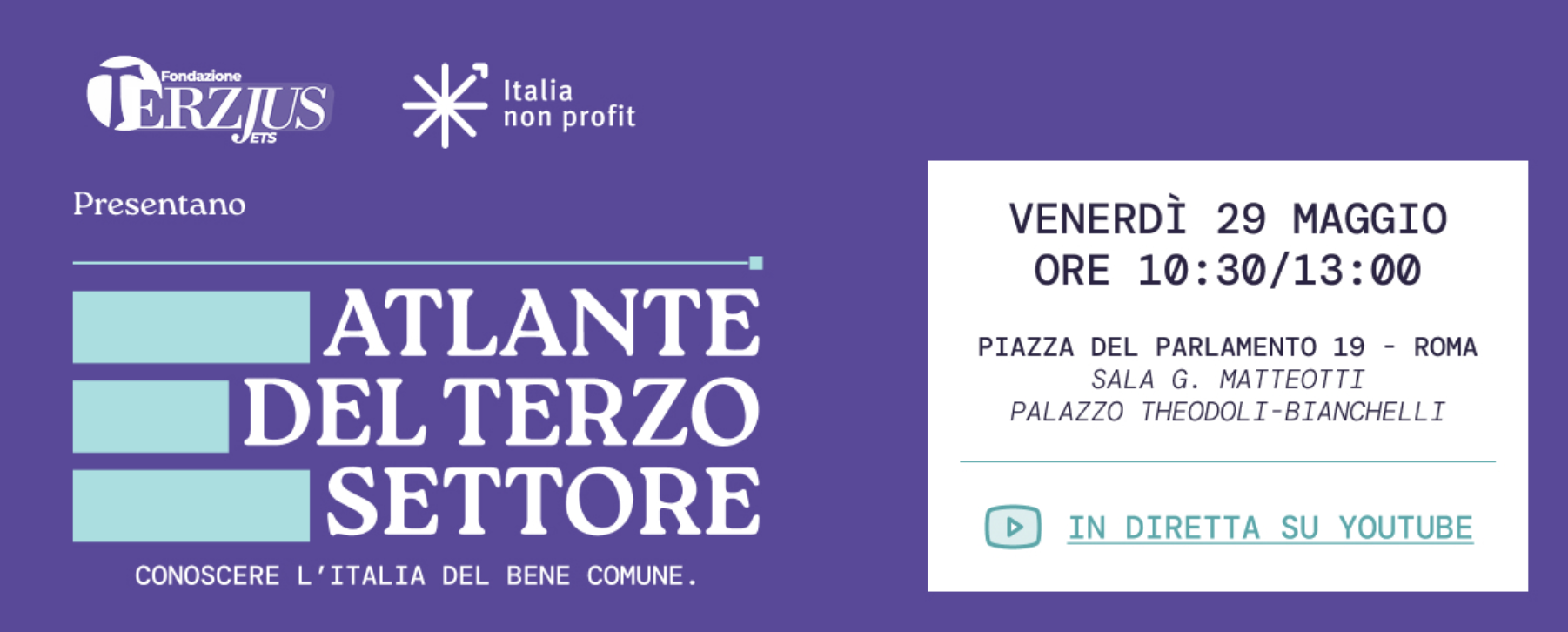Presentazione Atlante del Terzo Settore